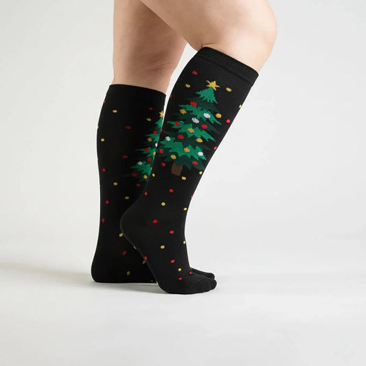 Christmas Tree Compression Socks