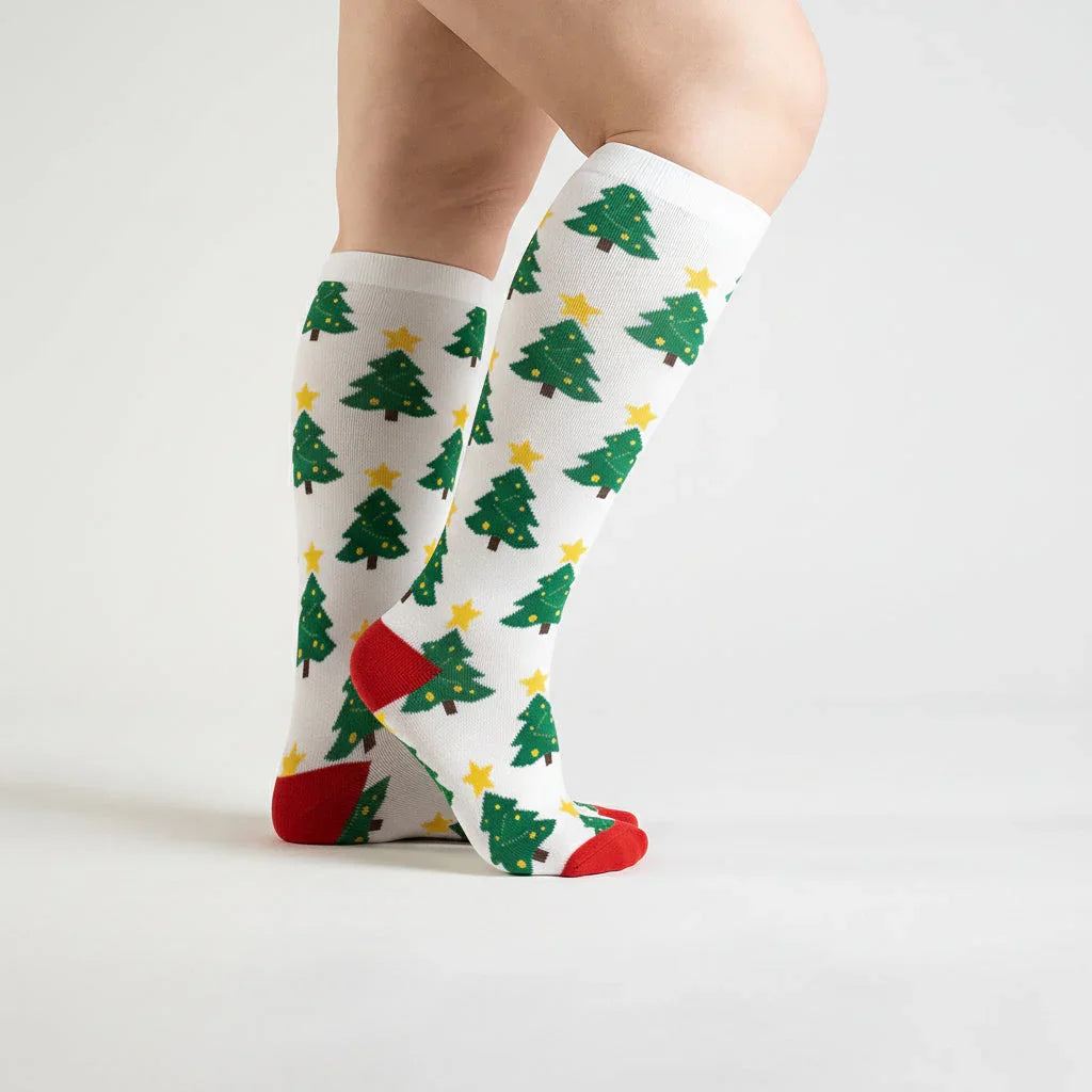 Christmas Forest Compression Socks