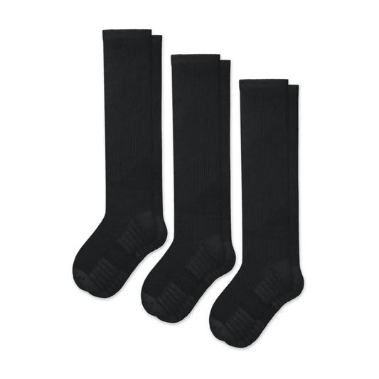 Black Compression Socks Bundle 3-Pack