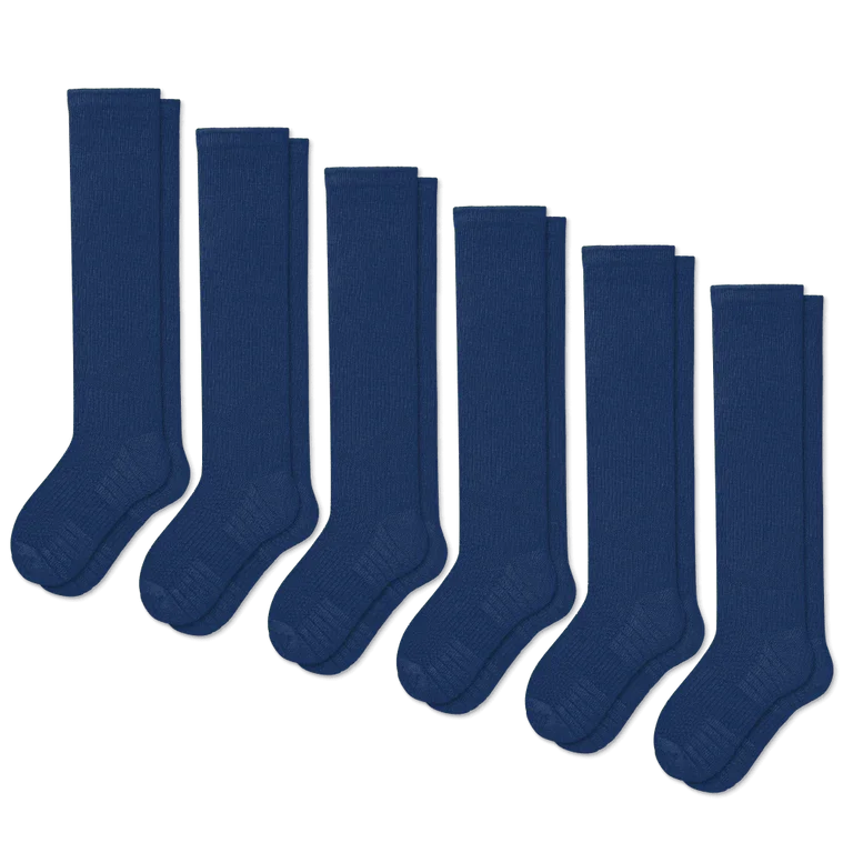Blue Compression Socks