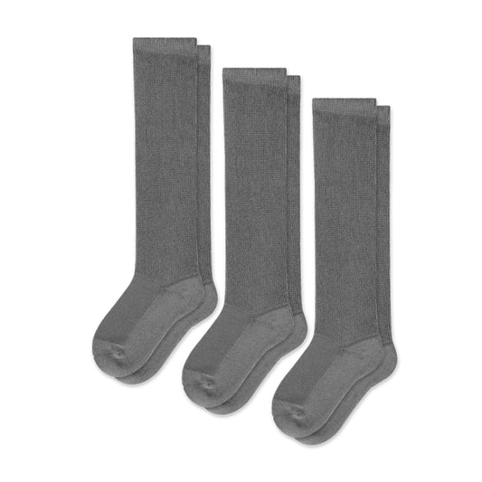 Gray Compression Socks Bundle 3-Pack